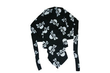 Load image into Gallery viewer, Black Skull and Crossbones Zandana