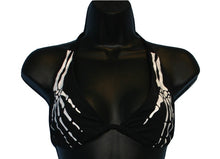 Load image into Gallery viewer, Skeleton Hand Print Bikini